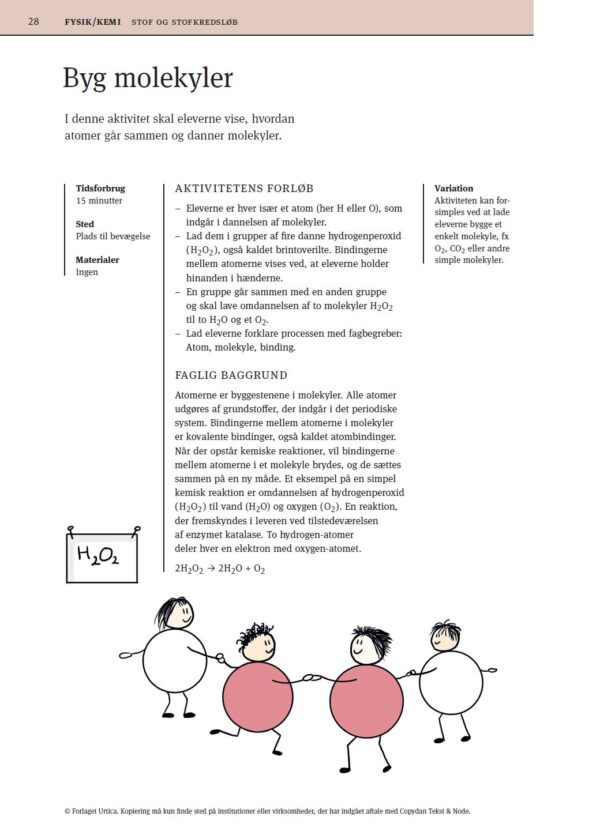 lær med kroppen i natur/teknologi - byg molekyler